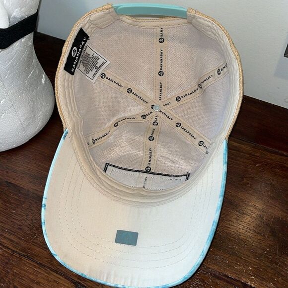Paja Blend Cancun Mexico palm trees Golf Resort cap hat SnapBack stain - Picture 4 of 4